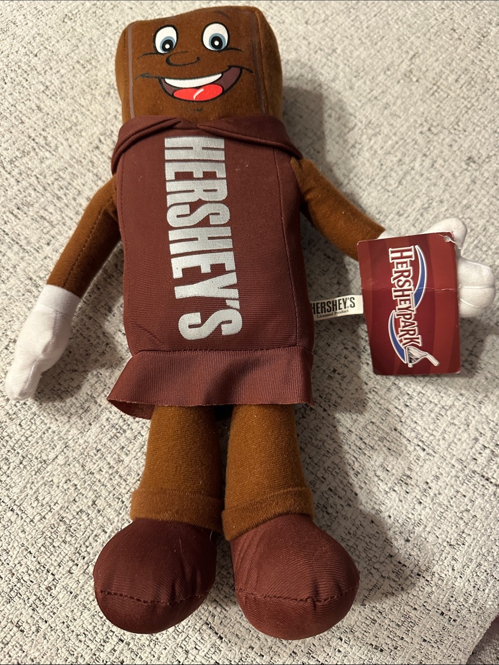 Brown Hershey's Chocolate Bar Plush stuffed animal